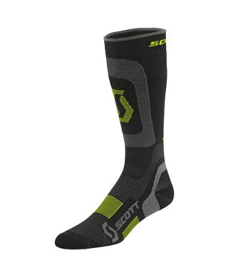 Scott Čarape Compression Black/Neon Yellow