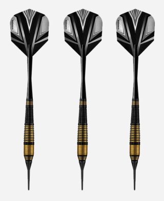 pikado strelice harrows soft vivid brass black 18gr ed200