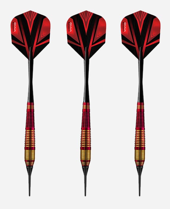 pikado strelice harrows soft vivid brass red 18gr ed200