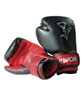 rukavice kwon box blk red 40039 4oz