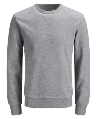 jack and jones džemper 12181903 light grey