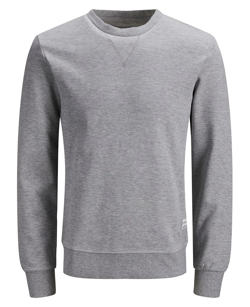 jack and jones džemper 12181903 light grey