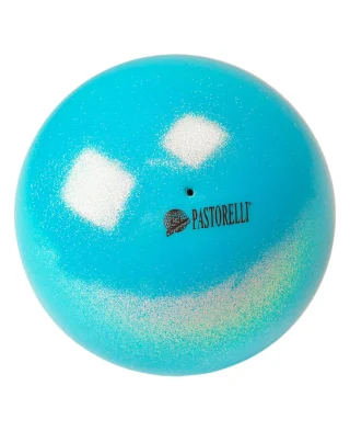 LOPTA PASTORELLI 00031 18CM LIGHT BLUE GLITTER FIG