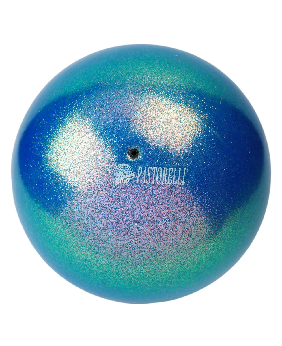 pastorelli lopta 18cm glitter ocean blue 00032 fig