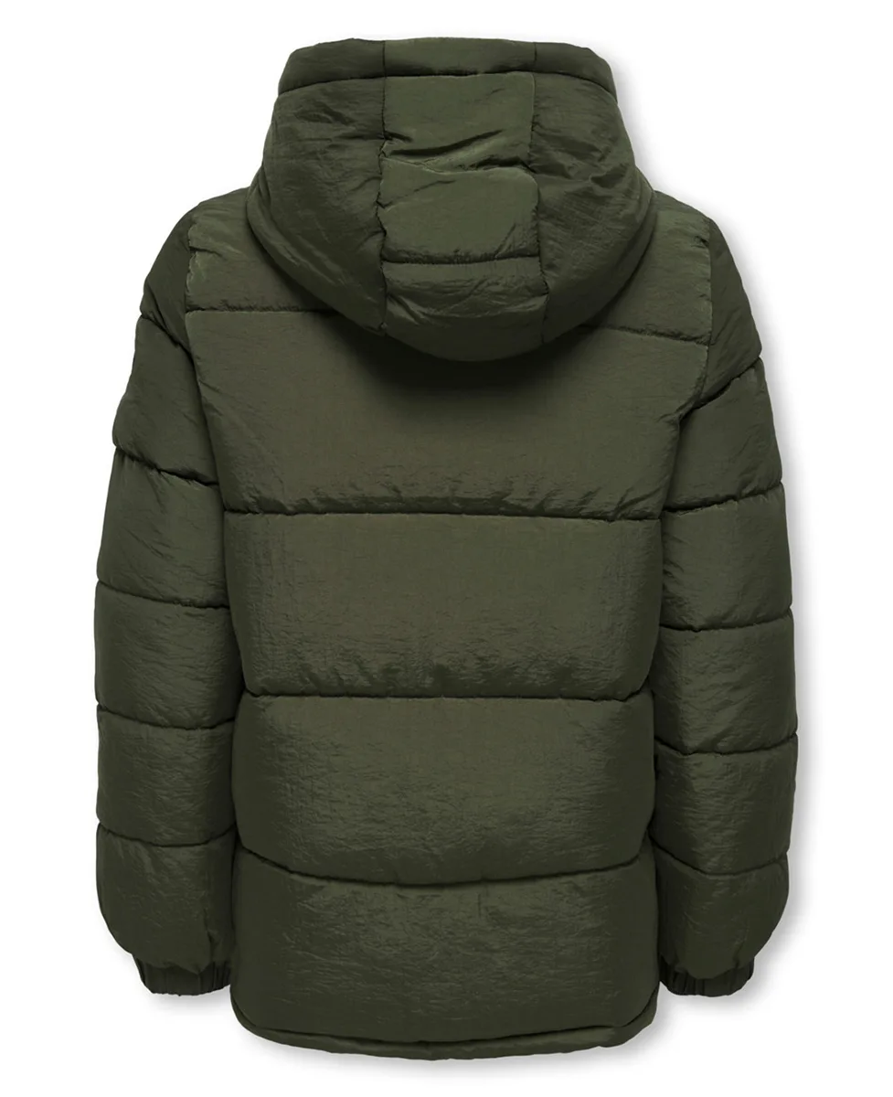 Only Jakna Short Puffer Olive - Image 2