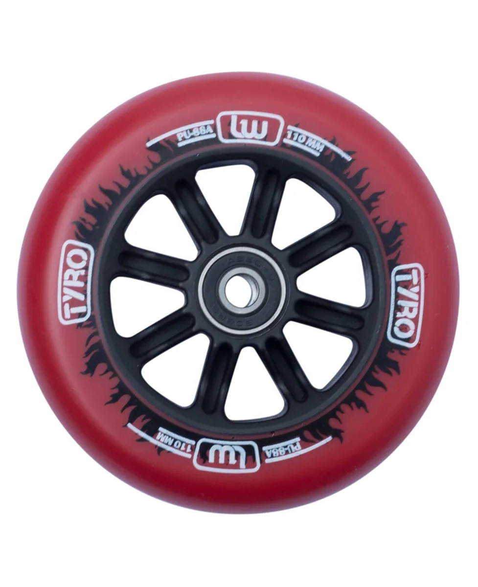 longway tyro nylno core pro točkić za romobile 50518 re-blk 110mm