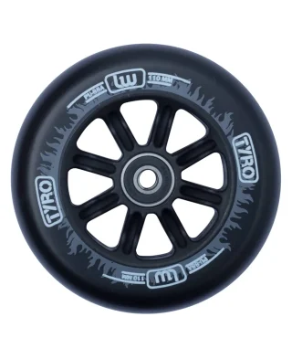 longway tyro nylon core pro točkić za romobile 50515 bk-whi 110mm