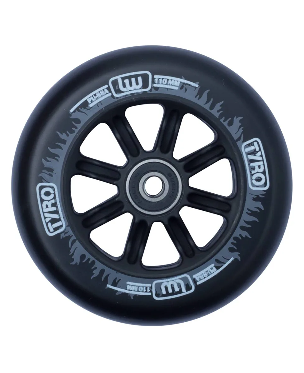 longway tyro nylon core pro točkić za romobile 50515 bk-whi 110mm