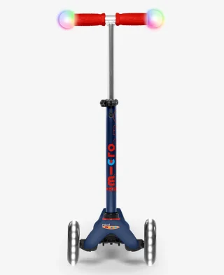 Micro Romobil Mini Deluxe Magic Navy Blue LED - Image 3