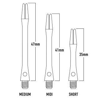 Alternative view of Harrows Pikado nastavci Keramic 2BA Medium Gun Metal