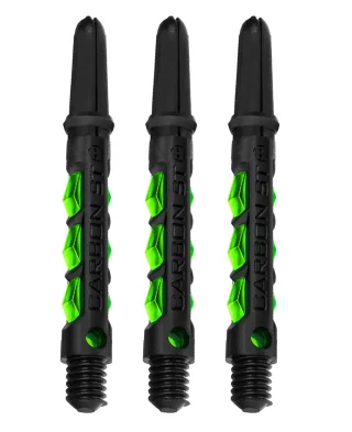 Harrows Pikado nastavci Carbon St Medium Green
