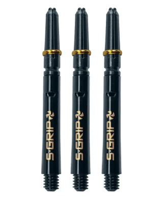 Harrows Pikado nastavci Supergrip Spin Medium Black/Gold