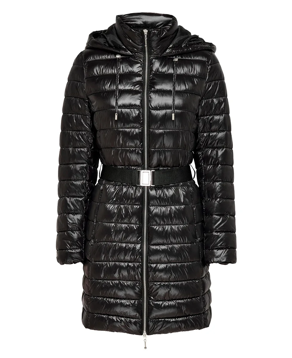 Only Jakna Black Long Quilted