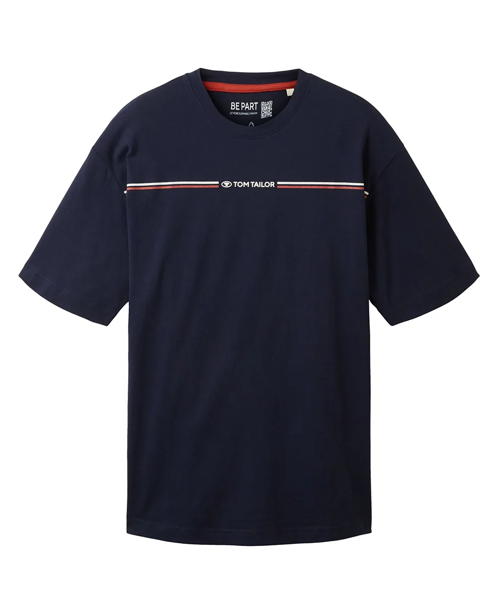 Tom Tailor Majica Logo Print