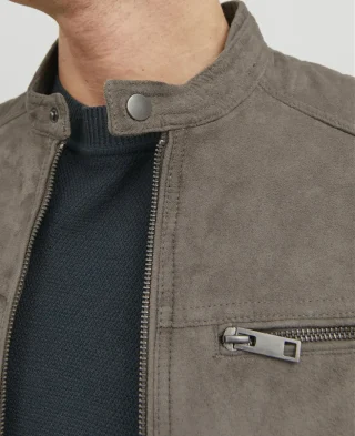 Alternative view of Jack and Jones Jakna Faux Suede Falcon