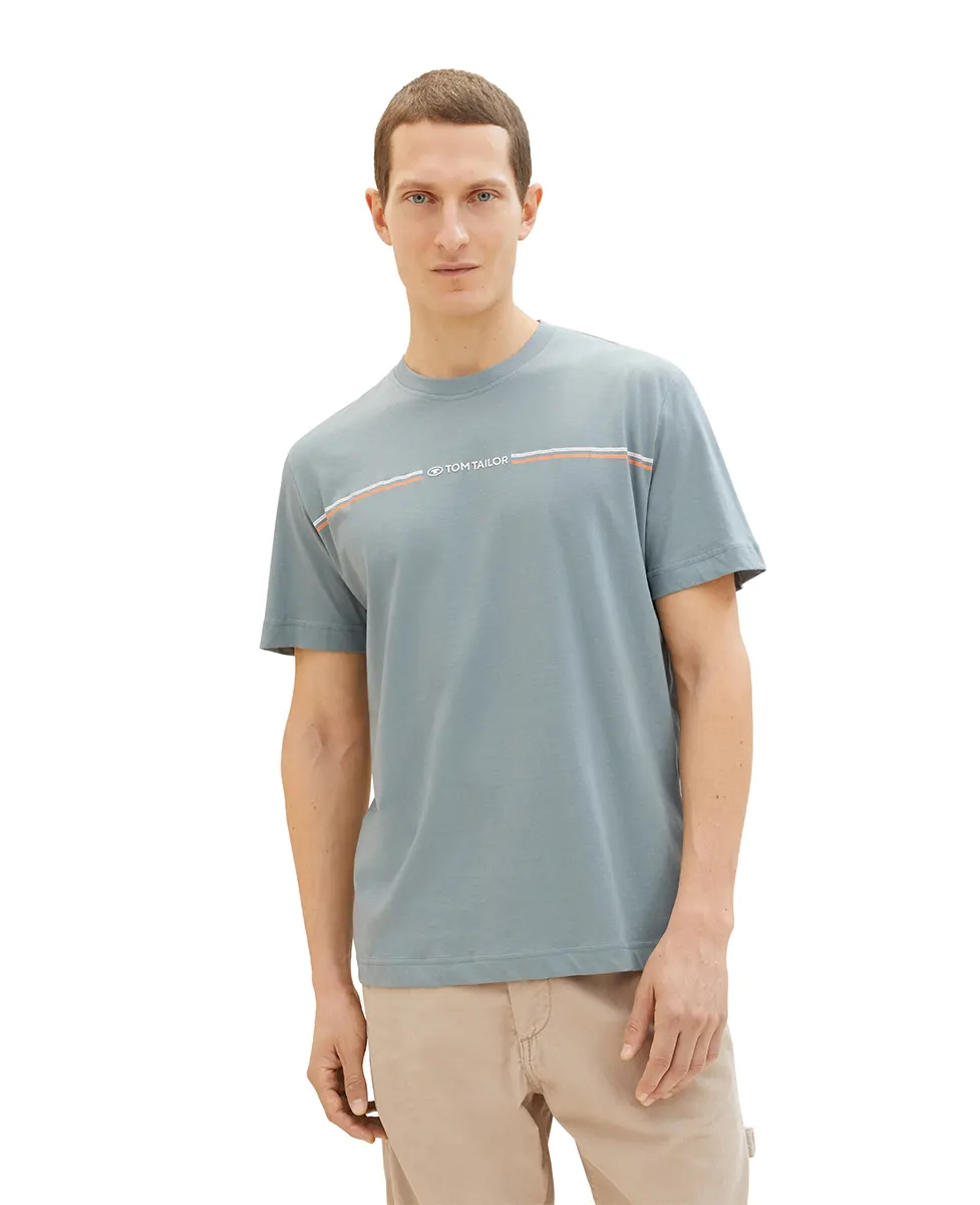 Tom Tailor Majica Logo Print - Image 2