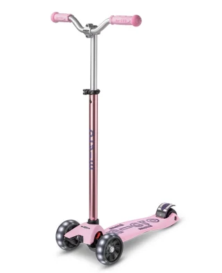 Micro Romobil Maxi Deluxe Pro Led Rose
