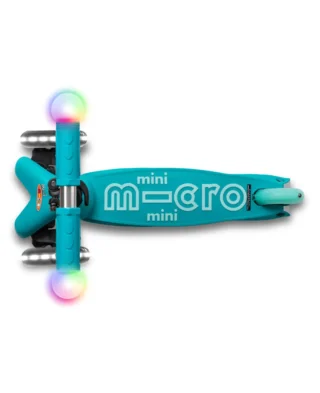 Micro Romobil Mini Deluxe Magic Aqua LED - Image 3