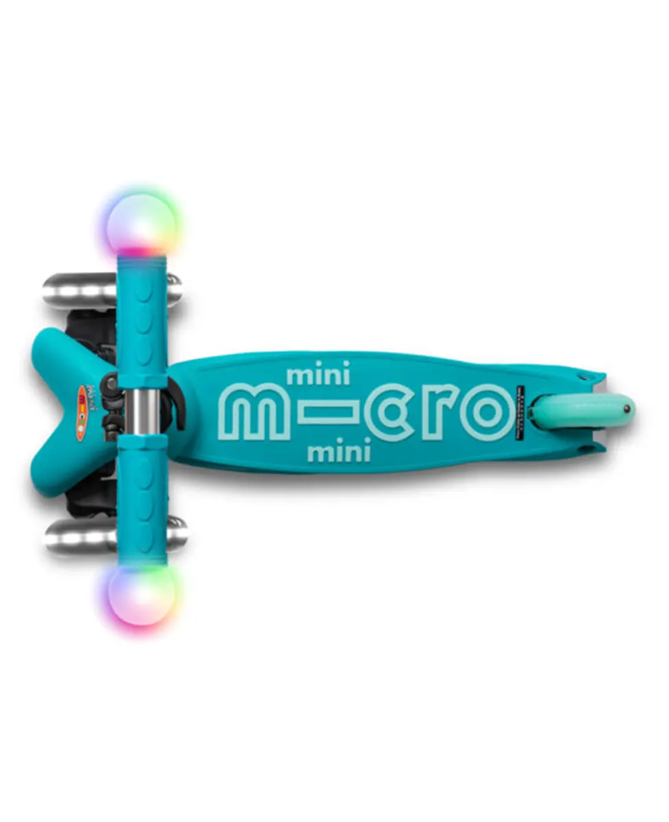 Micro Romobil Mini Deluxe Magic Aqua LED - Image 3