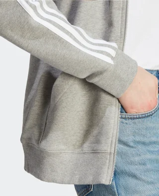 Adidas Dukserica Essentials 3-Stripes FT Regular Full-Zip - Image 3