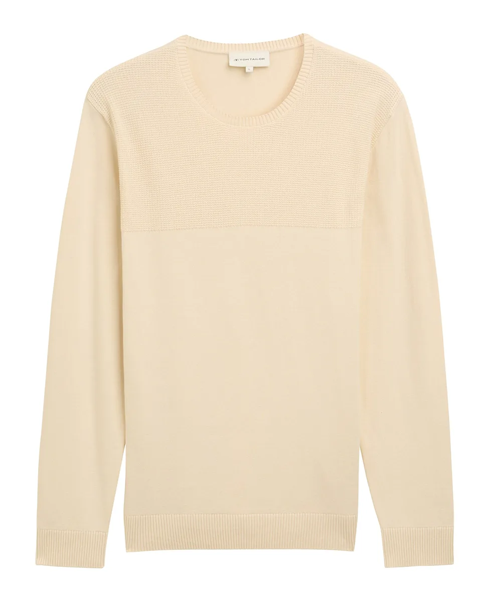 Tom Tailor Džemper Round Neck Sweater
