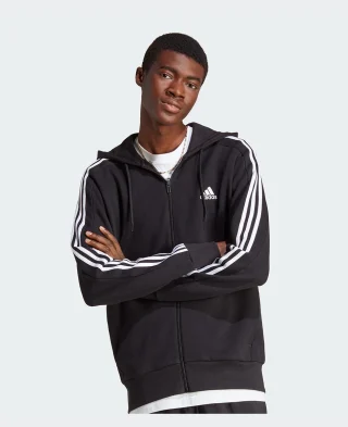 Adidas Dukserica Essentials French Terry 3-Stripes Full-Zip - Image 3
