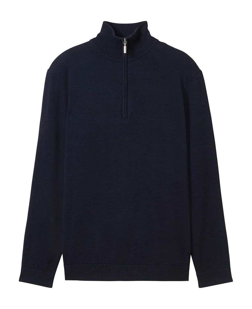 Tom Tailor Džemper Troyer Knit Sweater