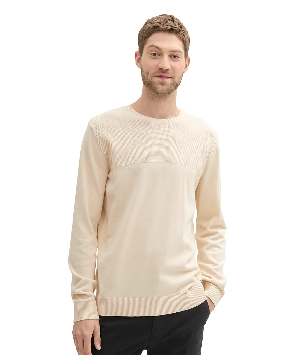 Tom Tailor Džemper Round Neck Sweater - Image 3