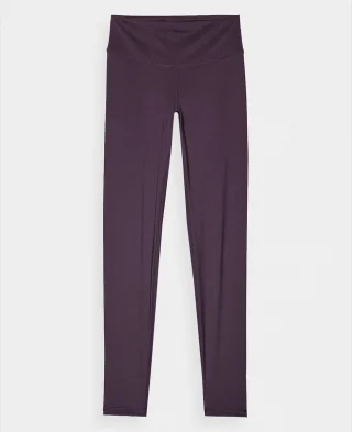 4F Helanke Women's Mid Waist Training Leggings Purple