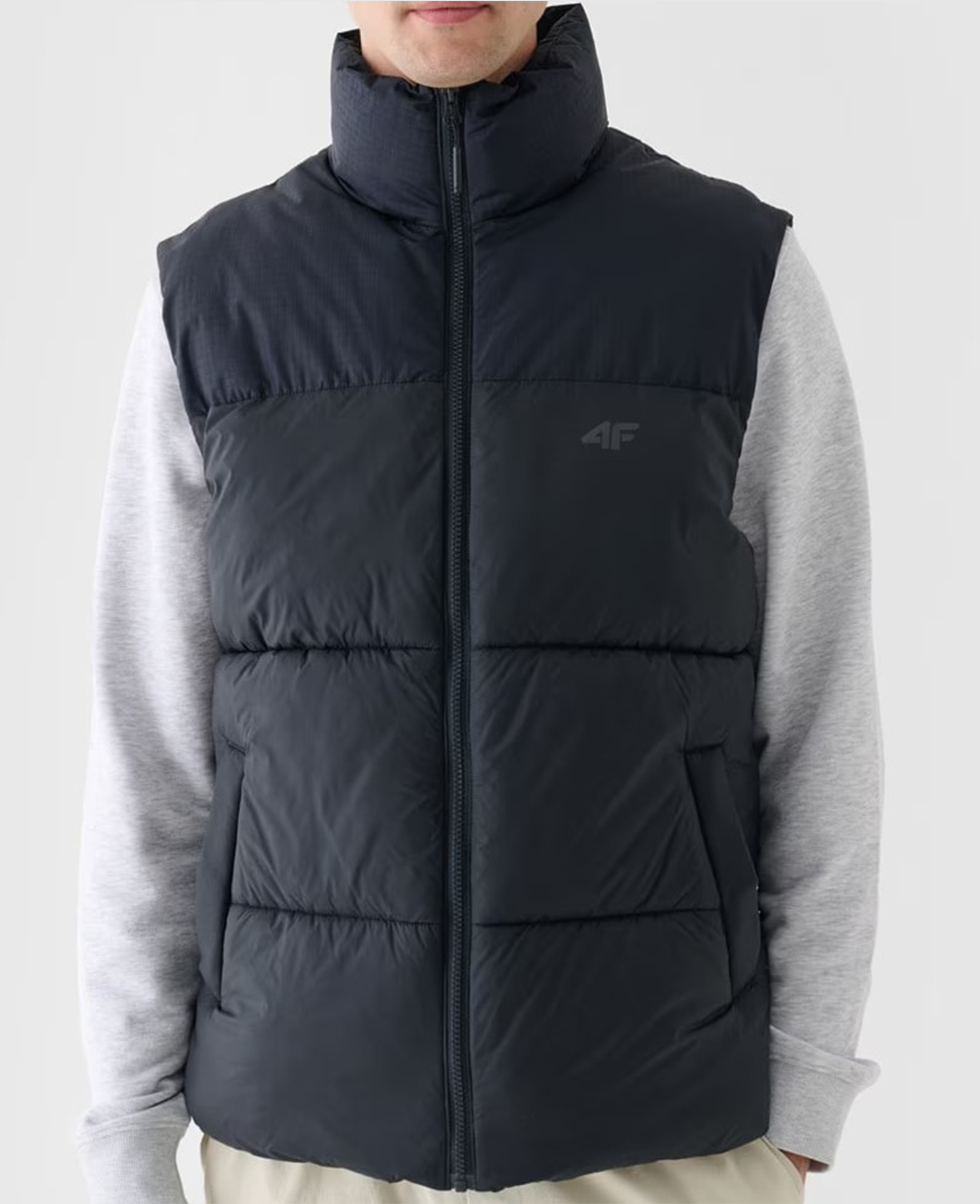 4F Prsluk Men's Down Vest Black - Image 3