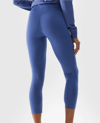 4F Helanke Women's 7/8 High Waist Training Leggings Navy - Image 3
