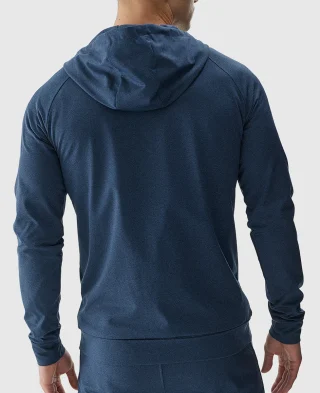 4F Dukserica Men's Guick-drying Regular Training Sweatshirt Navy Blue - Image 2