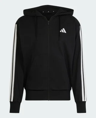 Adidas Dukserica Essentials French Terry 3-Stripes Full Zip Hoodie