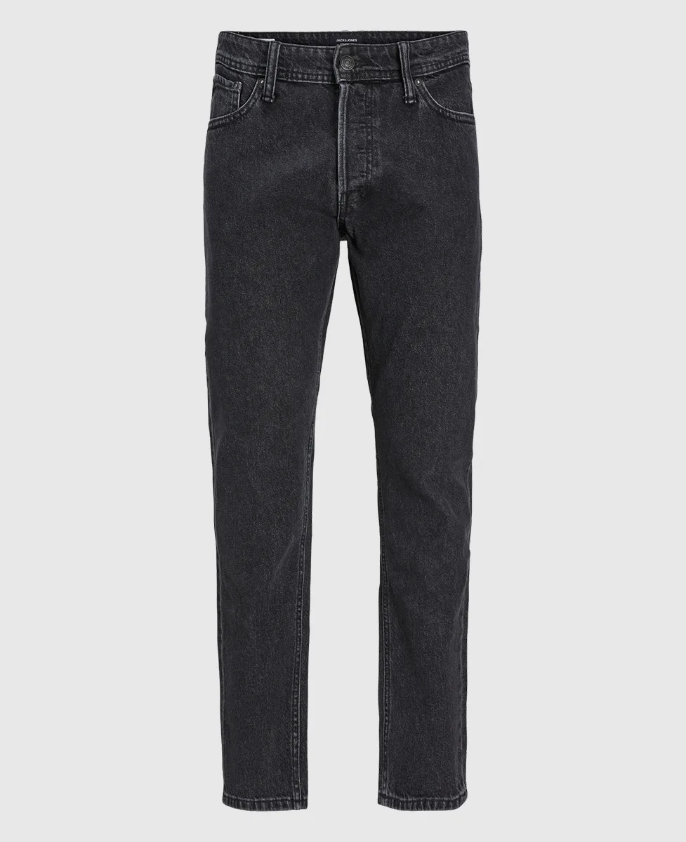 Jack and Jones Hlače Eddie Loose Fit Jeans Black