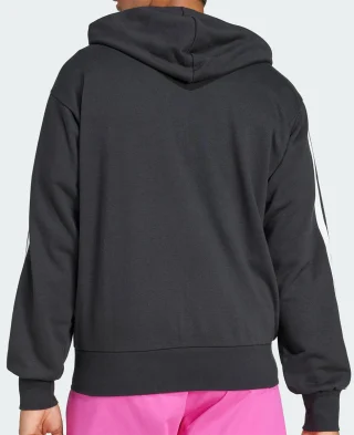 Adidas Dukserica Essentials French Terry 3-Stripes Full Zip Hoodie - Image 2