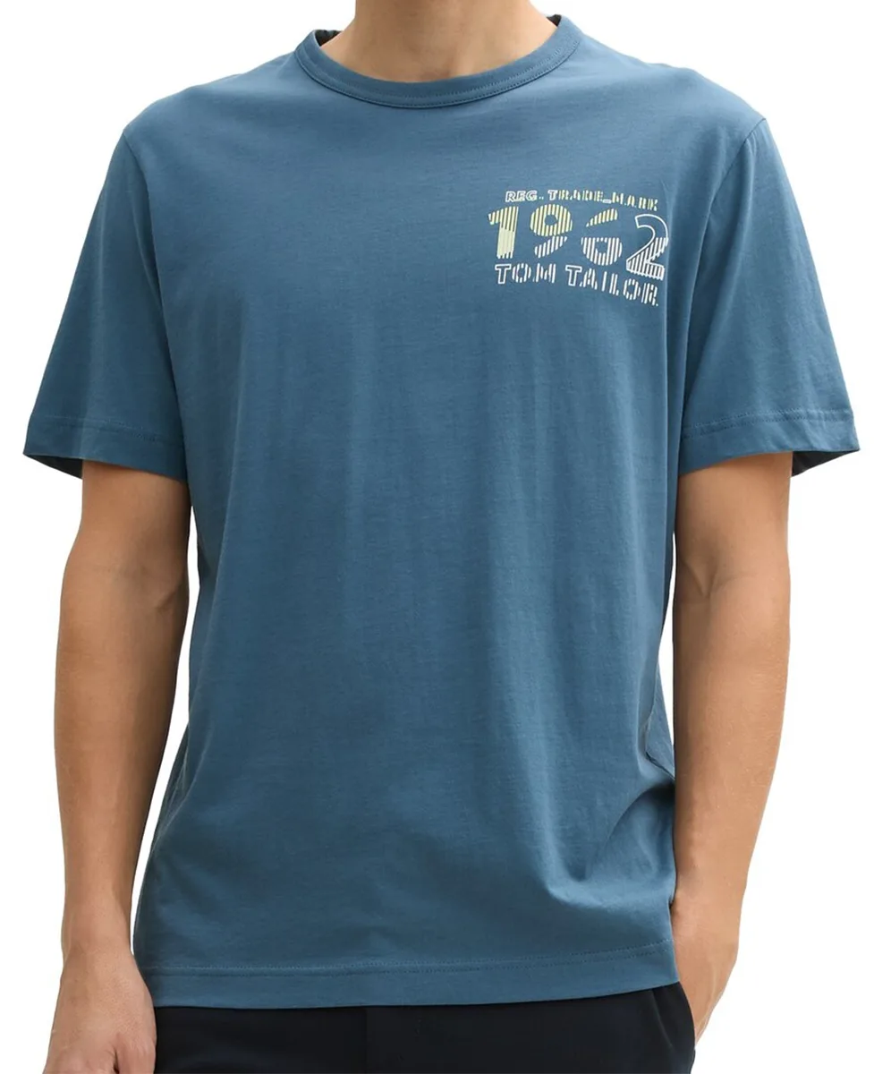 Tom Tailor Majica Cotton T-shirt with Print - Image 3
