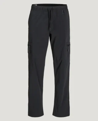 Jack and Jones Fit Cargo Black Hlače