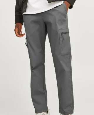 Jack and Jones Fit Cargo Smoked Pearl Hlače - Image 4