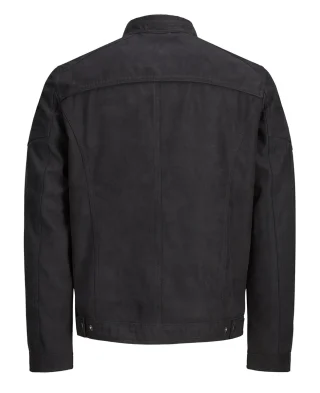 Alternative view of Jack and Jones Jakna Faux Suede Jet Black