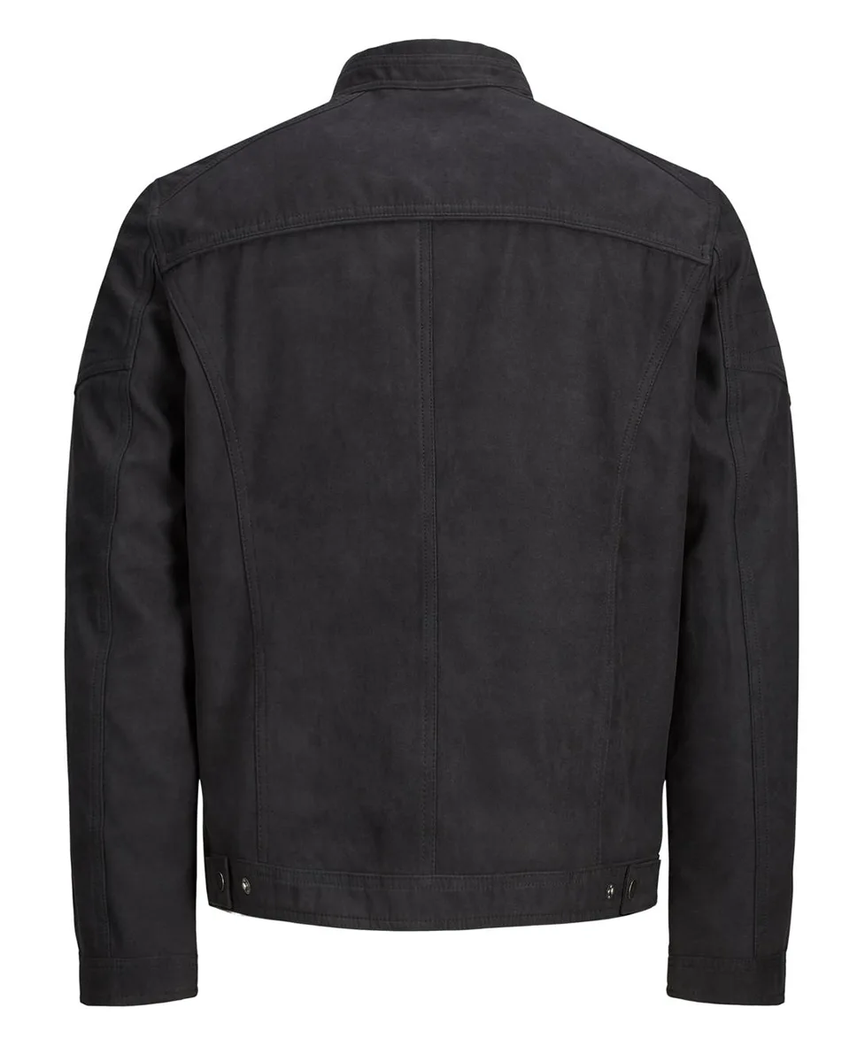 Jack and Jones Jakna Faux Suede Jet Black - Image 2