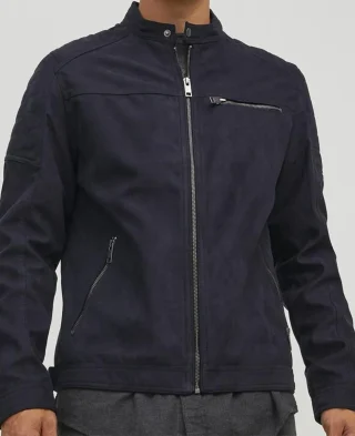 Jack and Jones Jakna Faux Suede Jet Black - Image 3