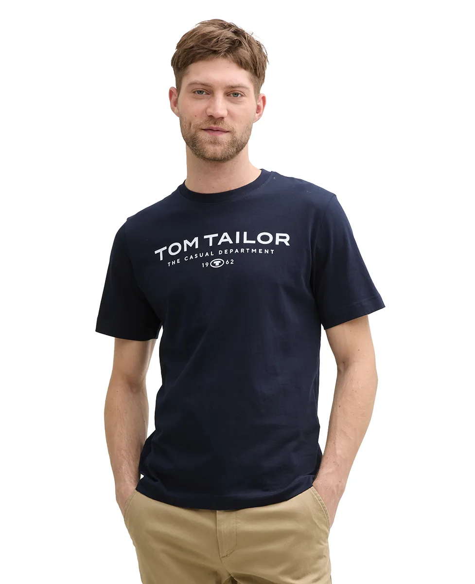 Tom Tailor Majica Logo Print - Image 2