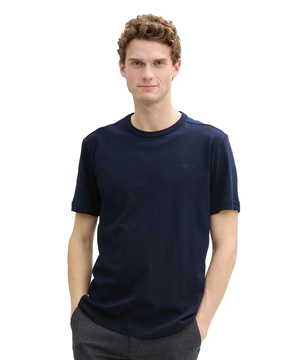 Tom Tailor Majica Basic Cotton - Image 2