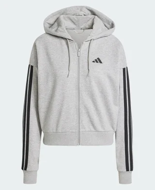 Adidas Dukserica Essentials 3-Stripes French Terry Full-Zip Hoodie