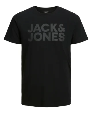 Jack and Jones Majica Logo Black