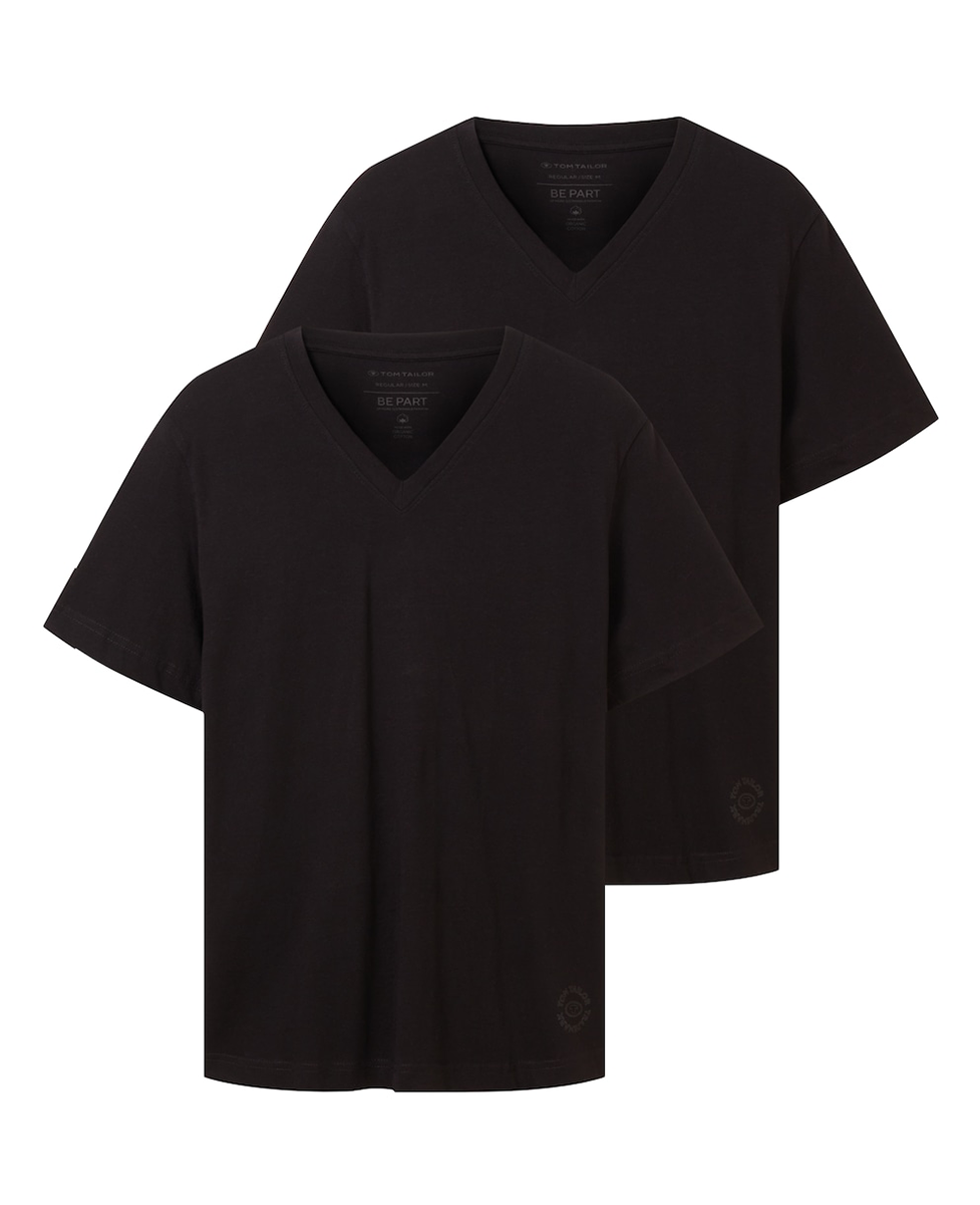 Tom Tailor Majica 2xPACK Basic V-Neck