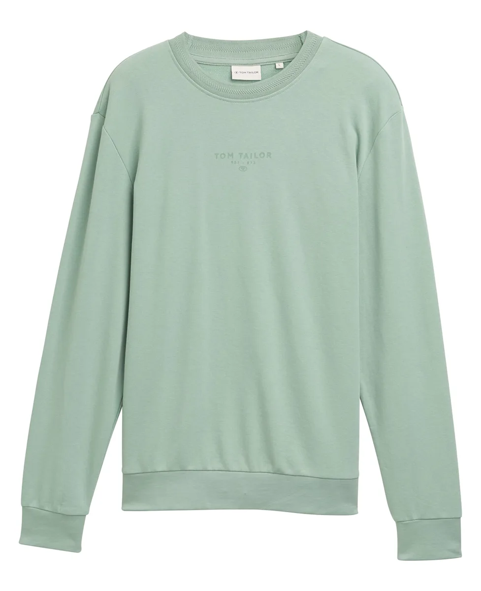 Tom Tailor Majica Basic With Logo Print - Image 3