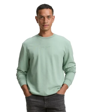 Tom Tailor Majica Basic With Logo Print