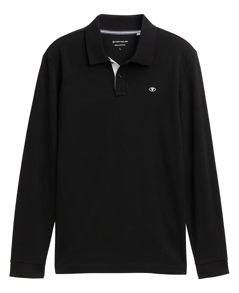 Tom Tailor Majica Polo Long-sleeved Shirt - Image 3