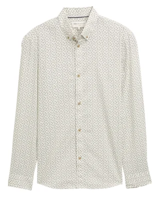 Tom Tailor Košulja Fitted Printed Poplin Shirt - Image 3